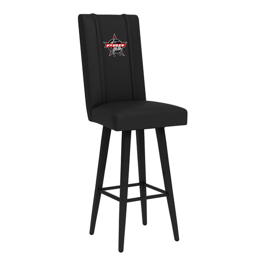 Swivel Barstool with PBR Primary Logo - Angled Front Right Side View