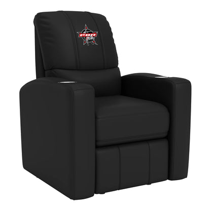 Stealth Recliner with PBR Primary Logo - Angled Front Right Side View