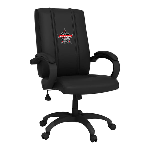 Office Chair with PBR Primary Logo - Angled Front Right View