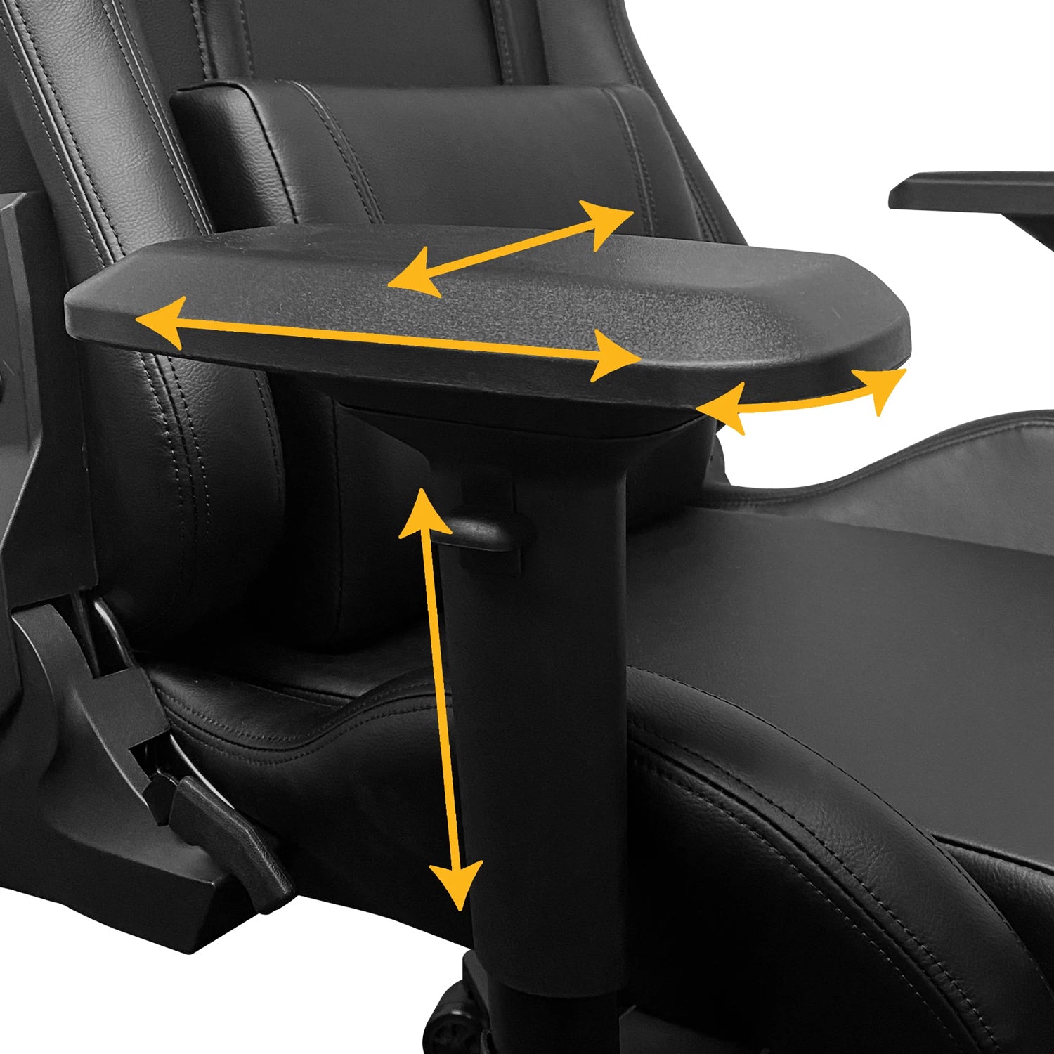 Xpression Pro Gaming Chair with PBR Primary Logo - Side Table View