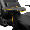 Xpression Pro Gaming Chair with PBR Primary Logo - Side Table View
