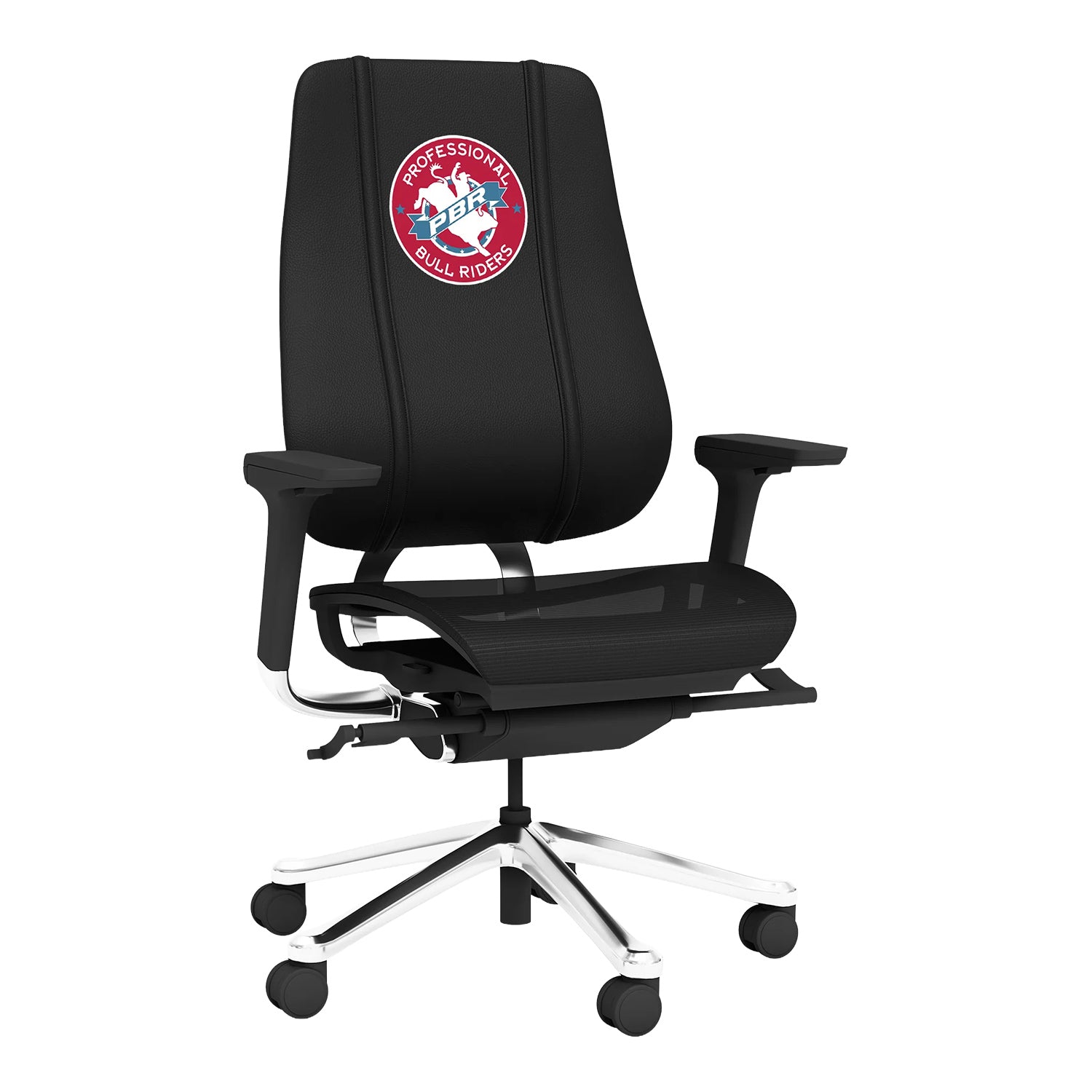 Phantom X Mesh Chair with PBR Retro Logo - Angled Front Right View