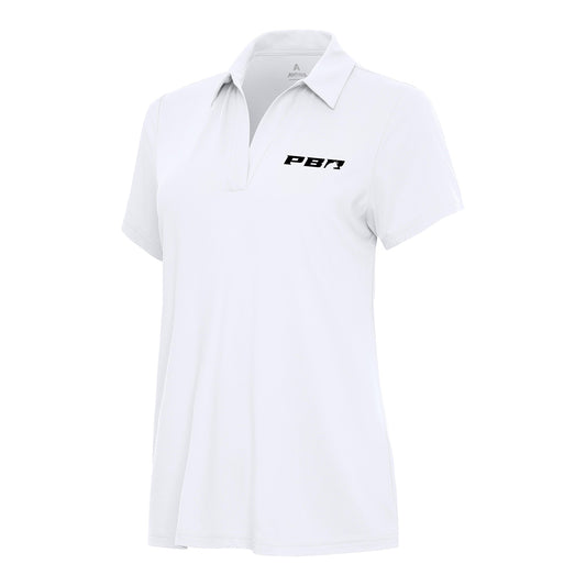 PBR x Antigua Primary Logo Women's Era Polo - White