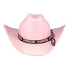 PBR Ladies Pink Cowboy Hat - Front View