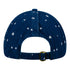 PBR Ladies Blue and White Stars Fashion Print Hat in Blue - Back View