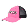 Ladies Pink Glitter Patch Hat