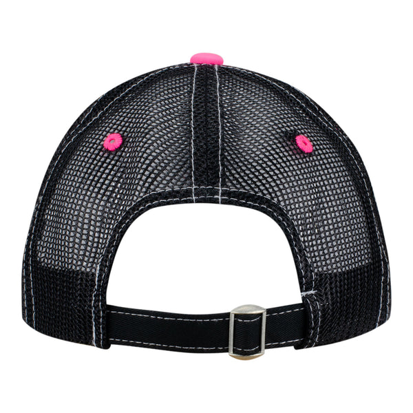 Ladies Pink Glitter Patch Hat - Back View