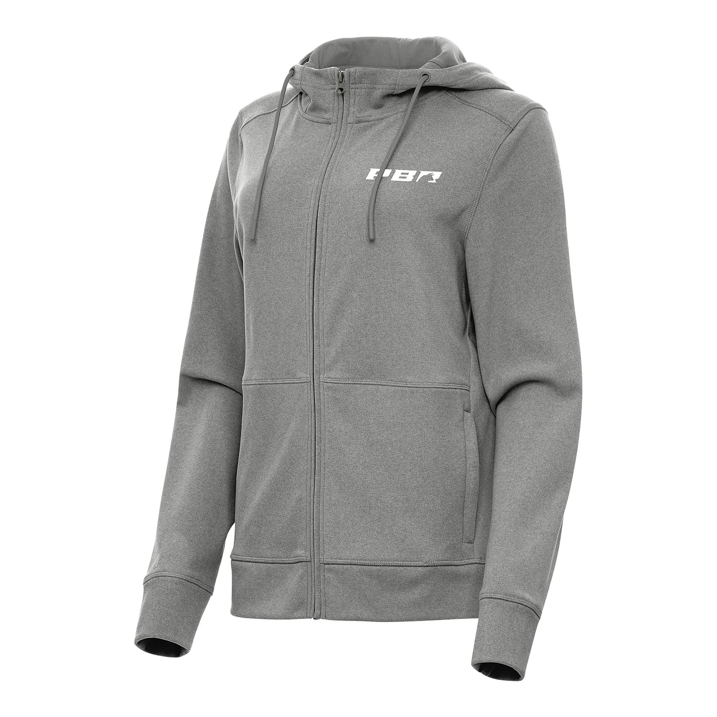 PBR x Antigua Primary Logo Women's Seeker Full-Zip - Black Heather