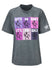 PBR Let's Go Girls Oversized T-Shirt in Grey - Front View