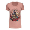 PBR Ladies Rose Rhinestone T-Shirt