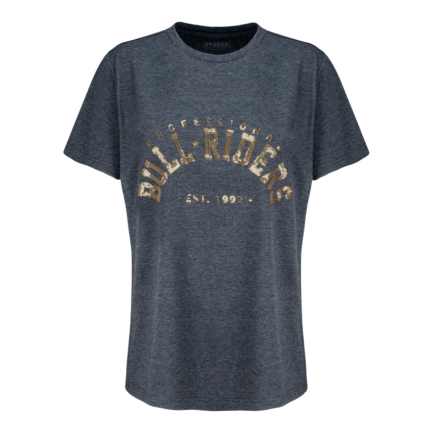 Ladies Est. 1992 Sequin T-Shirt - Front View