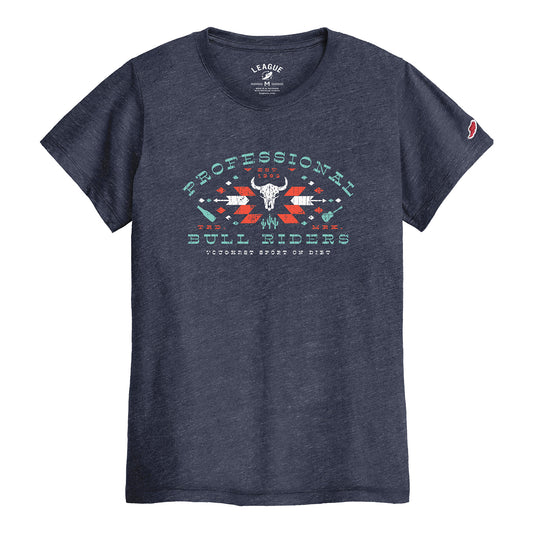 PBR Ladies Southwest T-Shirt - Navy
