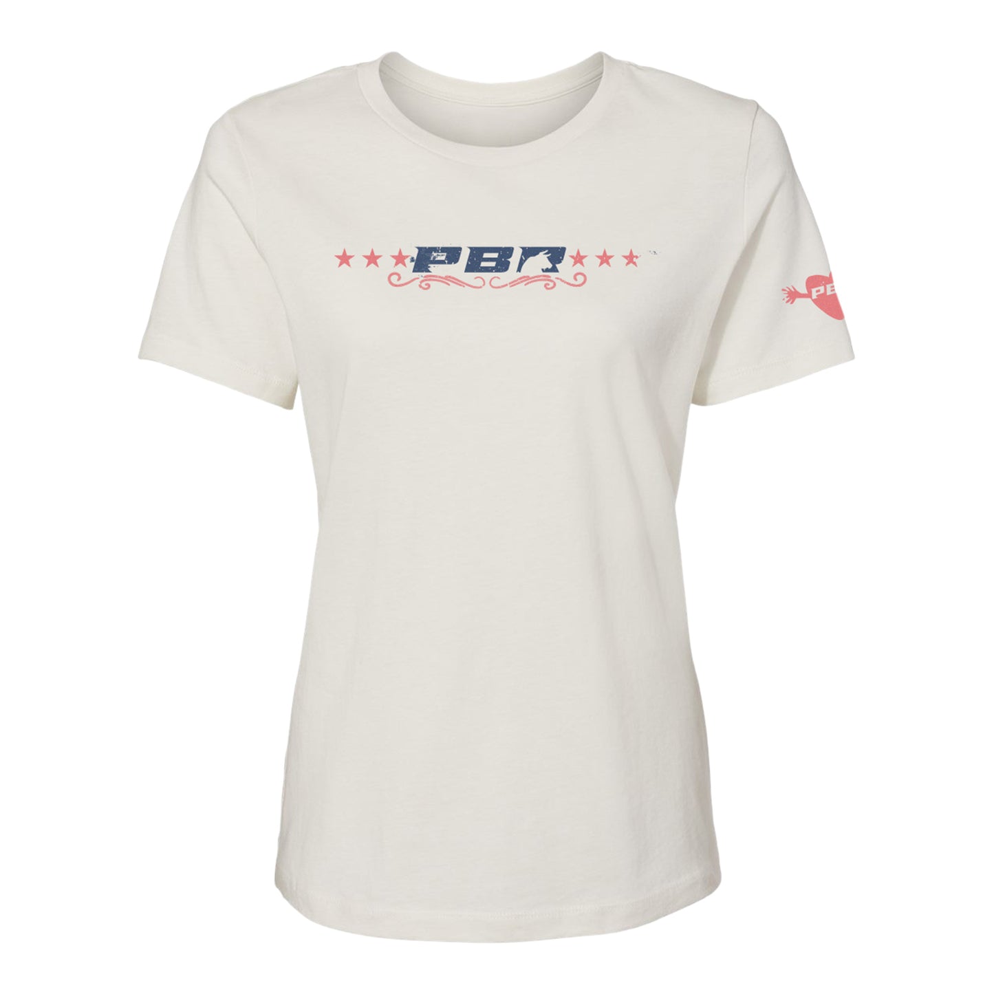 PBR Ladies Free Range Cowgirl T-Shirt - Vintage White