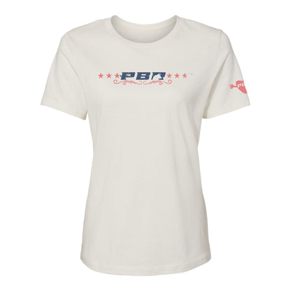 PBR Ladies Free Range Cowgirl T-Shirt - Vintage White