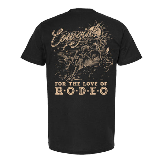 PWR For The Love of Rodeo T-Shirt - Black