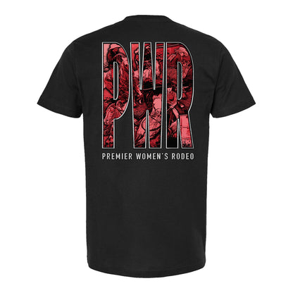 PWR Icons Photo Logo T-Shirt - Black