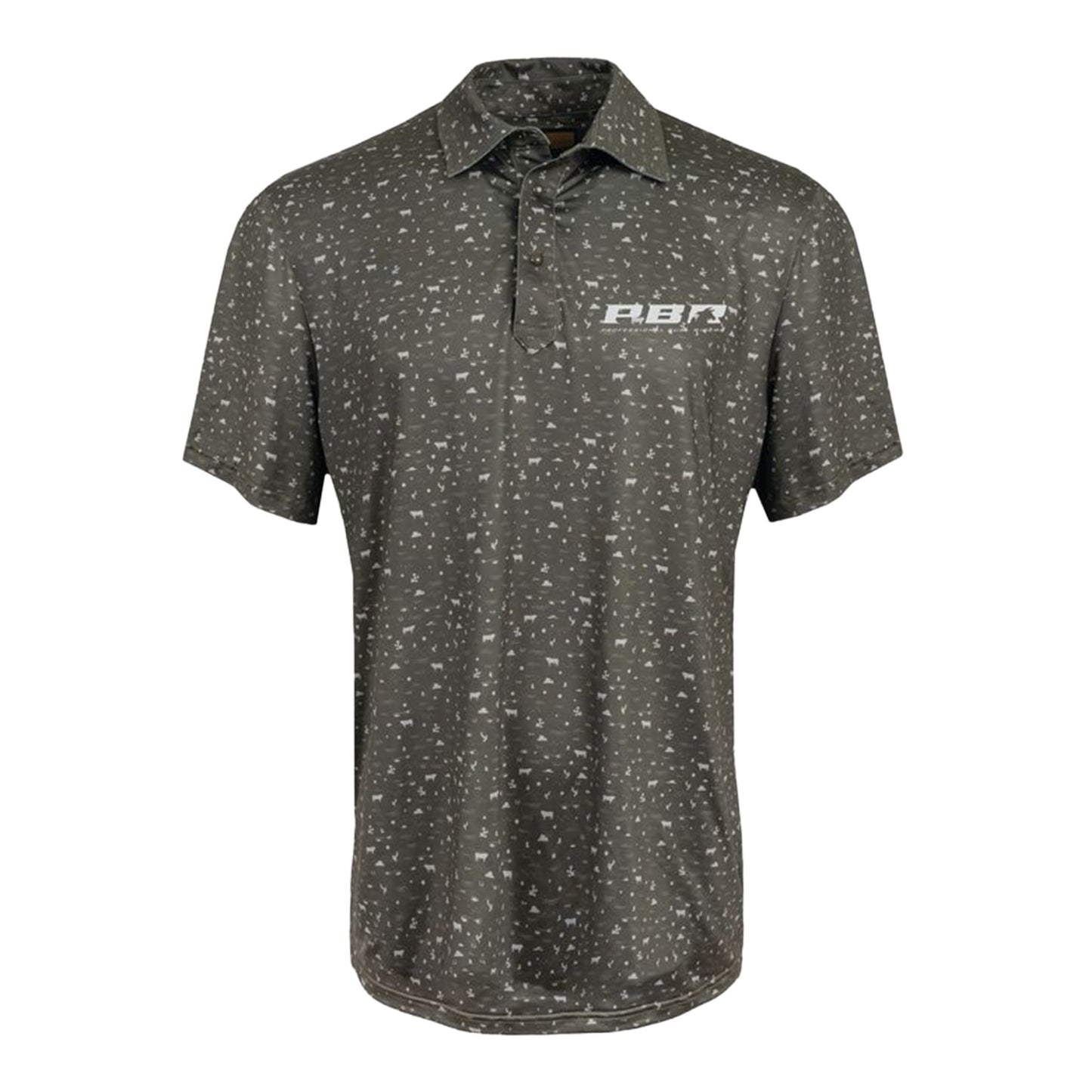 PBR Performance Golf Polo - Forest Green
