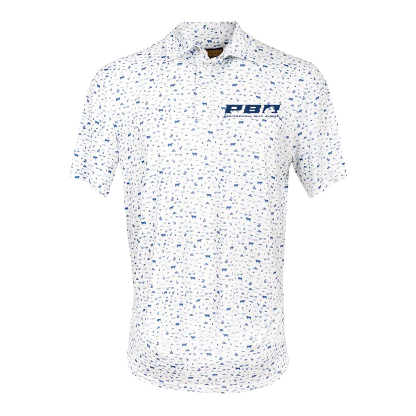 PBR Performance Golf Polo - White