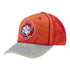 PBR 30th Anniversary Men's Hat Set - The PBR Retro Low Profile Snapback in Acid Washed Red - Left Side View