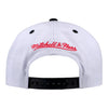 PBR x Mitchell & Ness Script Hat in White - Back View