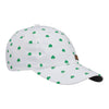 PBR Shamrock Leather Bar Hat - Angled Right Side View
