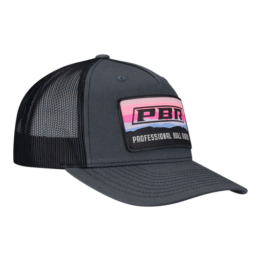 PBR Neon Sunset Woven Patch Snapback - Angled Right Side View