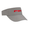 PBR Redline Luxe Stitch Visor Frost Gray - Angled Right Side View