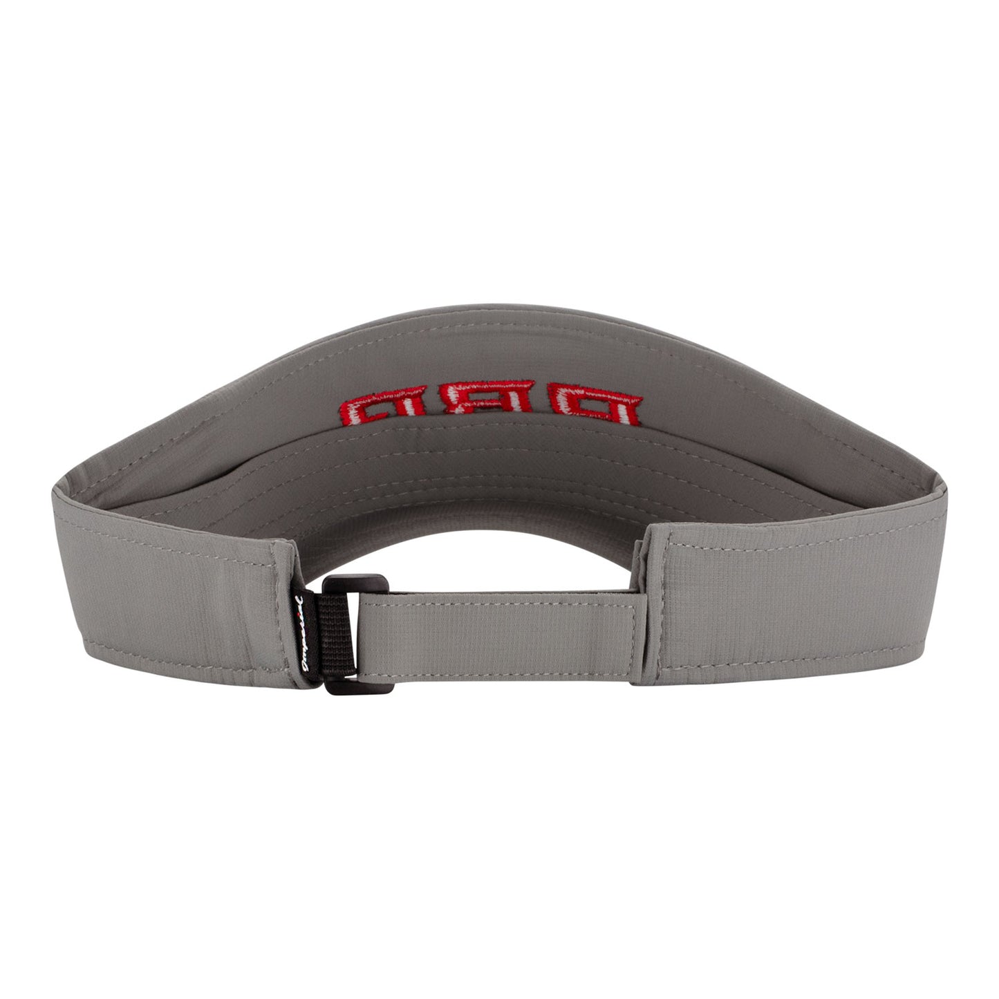 PBR Redline Luxe Stitch Visor Frost Gray - Back View