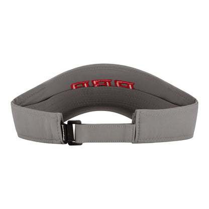 PBR Redline Luxe Stitch Visor Frost Gray - Back View