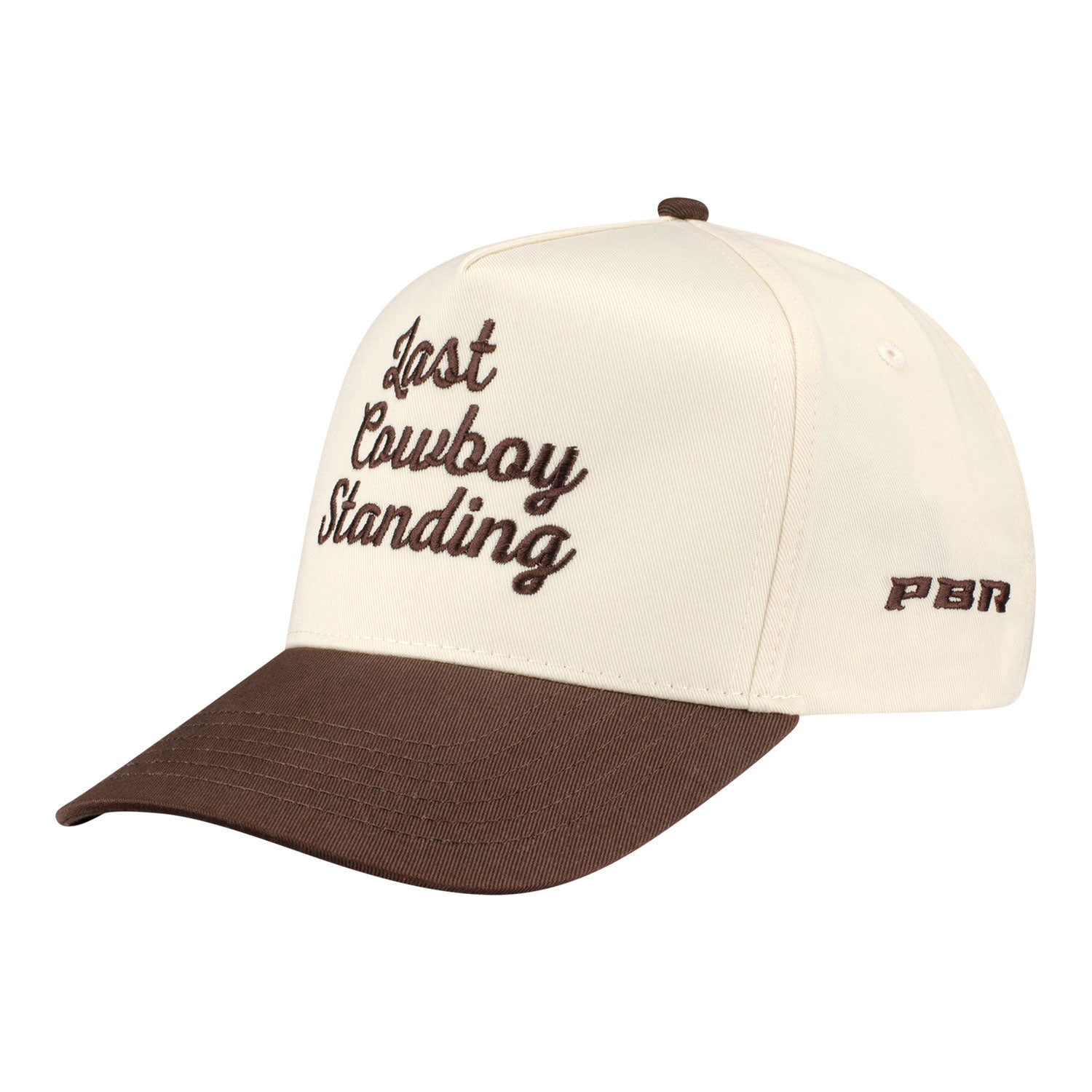 PBR Last Cowboy Standing Hat - Brown - Angled Left Side View