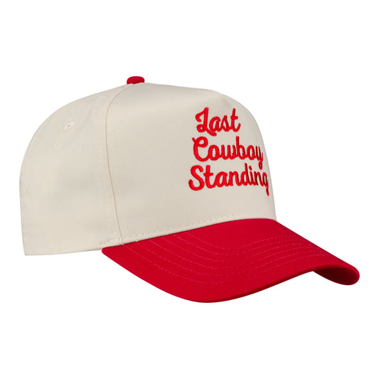 PBR Last Cowboy Standing Hat - Red - Angled Right Side View