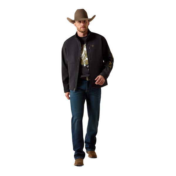 Ariat x PBR Softshell Jacket - Model Zoomed Out Front View