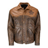 PBR Star Two-Tone Leather Jacket
