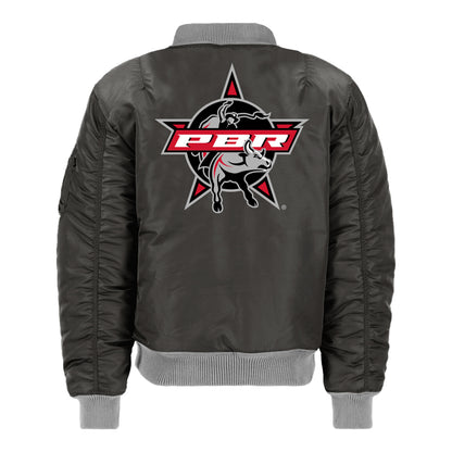 PBR Star Bomber Jacket - Black