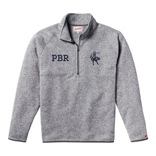 PBR Double Logo 1/4 Zip Jacket - Grey