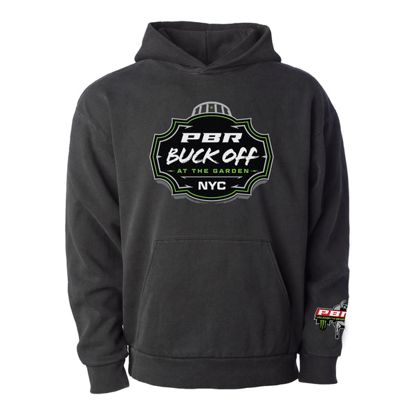 PBR Buck Off at the Garden Hoodie - Front View