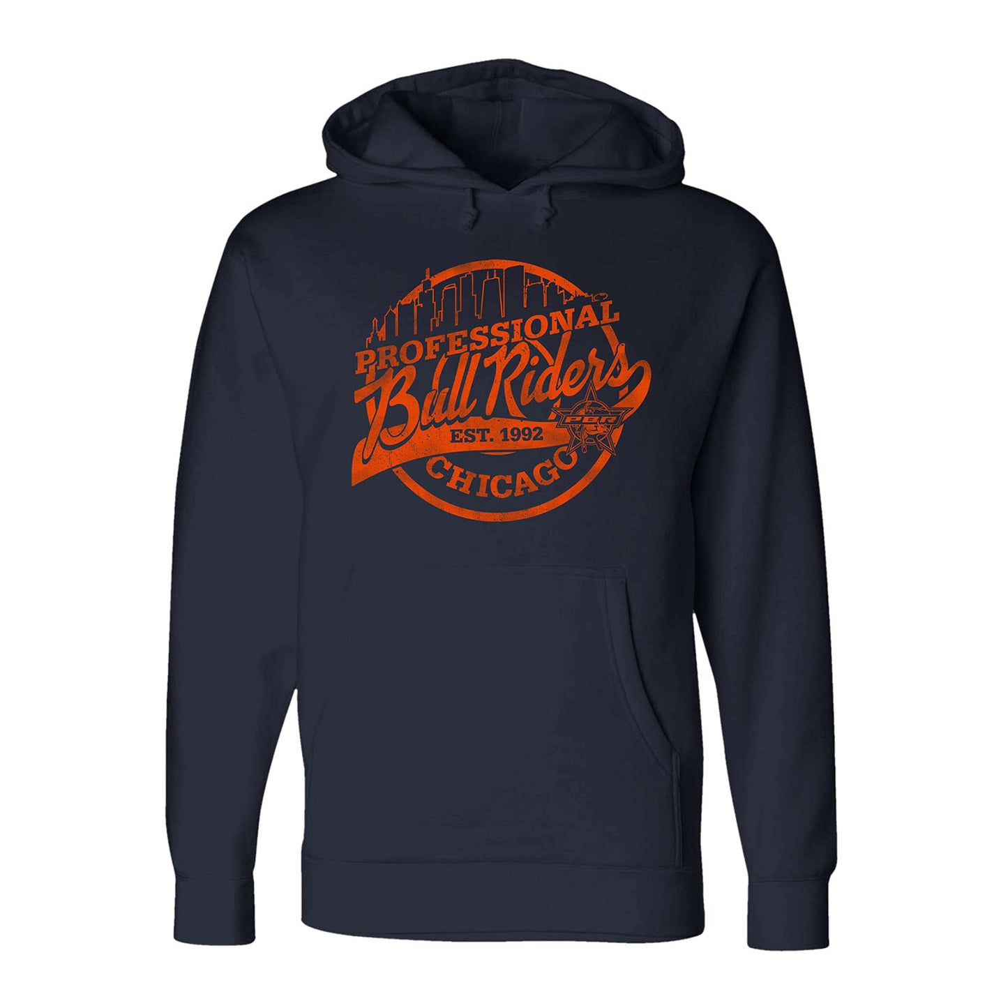 PBR Chicago Skyline Script Sweatshirt - Navy