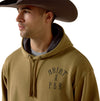 Ariat x PBR Bullrider Icon Sweatshirt - Model Image Zoomed in Front Logo View