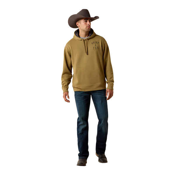 Ariat x PBR Bullrider Icon Sweatshirt - Model Image Zoomed Out Front View