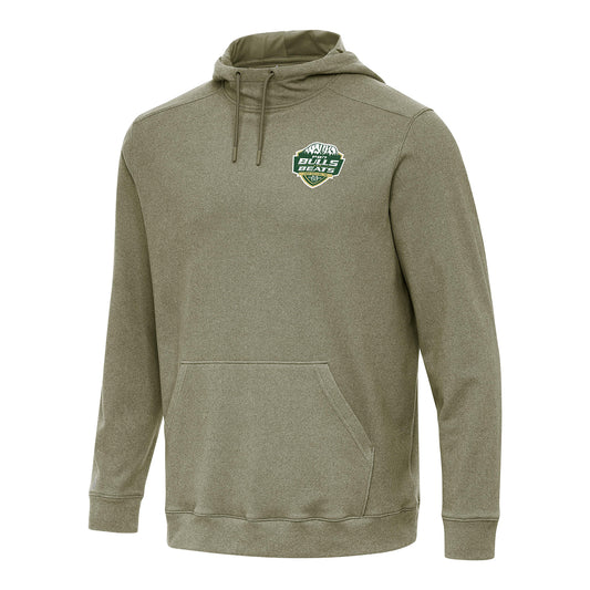 PBR X Antigua CSU Bulls & Beats 2026 Cloud Pullover Hoodie - Burnt Olive