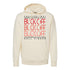 PBR Buck Off Repeat Hoodie - White - Front View
