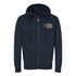 PBR Ropes & Roses Full-Zip Sweatshirt - Blue - Front View