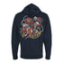 PBR Ropes & Roses Full-Zip Sweatshirt - Blue - Back View