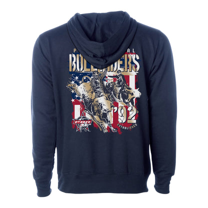 PBR Established 1992 Patriotic Hoodie - Navy