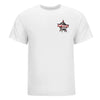 PBR Patriotic Short Sleeve T-Shirt in White - Front View