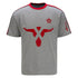 PBR Wrangler 20x Bull T-Shirt - Heather Grey - Front View