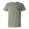 PBR Crest Shirt - Military Green - Front View
