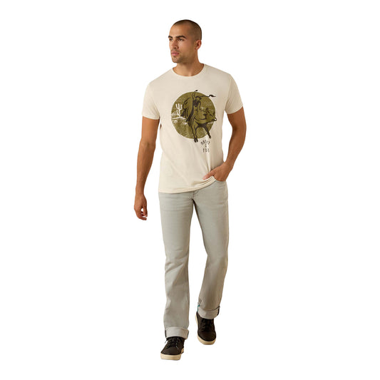 Ariat x PBR No Guts No Glory T-Shirt - Model Image Front View