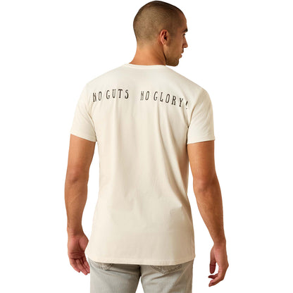 Ariat x PBR No Guts No Glory T-Shirt - Model Image Zoomed Out Back View
