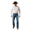 Ariat x PBR Western Print Button Up Shirt - Model Image Front View